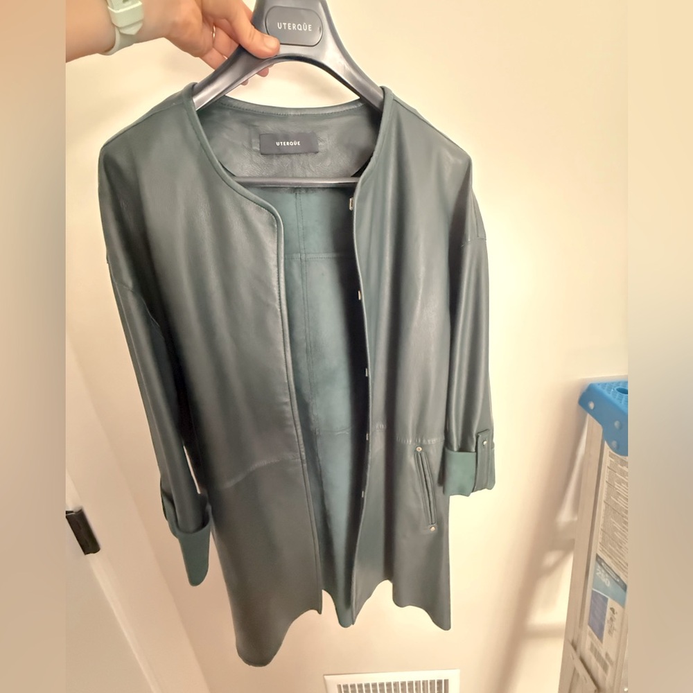 UTERQUE Genuine Leather Jacket